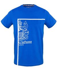 Aquascutum - Logo baumwoll t-shirt frühling/sommer männer - Lyst