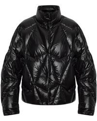 Moose Knuckles - Jassen ,Zwart ,Nylon Donsjack Met Patch - Lyst
