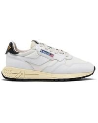 Autry - Schoenen ,Wit ,Leer Reelwind Sneakers - Lyst