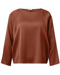 DRYKORN - Overhemden ,Bruin ,Leer Nialini 10 Blouse - Lyst