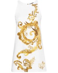 Versace - Weißes kleid für frauen - Lyst