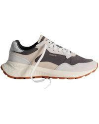 HOFF - Schoenen ,Veelkleurig ,Leer Leren Sneakers Met Memory Foam Binnenzool - Lyst