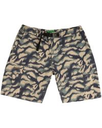 GARMENT WORKSHOP - Camouflage Cargo Shorts - Lyst