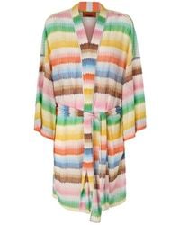 Missoni - Korte Kimono Cover-Up - Lyst