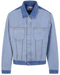 Arte' - Jassen ,Blauw ,Denim Denim Inside/Out Jacket - Lyst