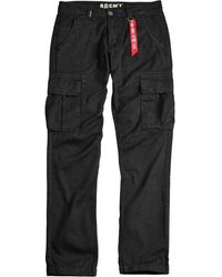 Alpha Industries - Straight Trousers - Lyst