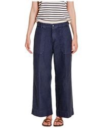 Mason's - Wide Trousers - Lyst