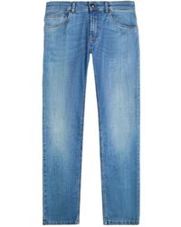 Fay - Slim-Fit Five-Pocket Jeans - Lyst