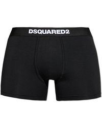 DSquared² - Cotton Boxer Shorts Met Logo - Lyst