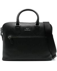 Polo Ralph Lauren - Pebbled Leather Commuter Bag - Lyst