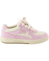 Palm Angels - Sneakers in pelle e camoscio bicolore - Lyst