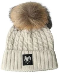 Blauer - Accessoires ,Wit ,Wol Marotta Muts - Lyst