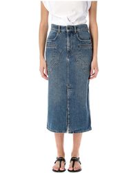 Isabel Marant - Denim Skirts - Lyst