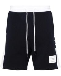 Thom Browne - Blaue Sweat Shorts Mit 4 Bar - Lyst