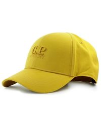 C.P. Company - Cp Company Goggle Baseball Cap Nugget - Lyst