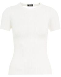 Liu Jo - Weiße t-shirts polos für frauen - Lyst