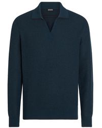 ZEGNA - V-Neck Knitwear - Lyst