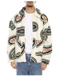 Obey - Jassen ,Veelkleurig ,Polyester Paisley Sherpa Jacket - Lyst