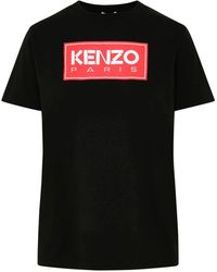 KENZO - Paris Loose Cotton T-Shirt - Lyst