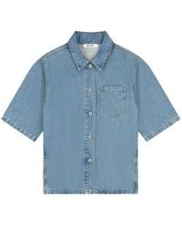 OLAF HUSSEIN - Denim Ss Jacket - Lyst