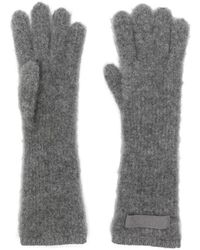 Jacquemus - Accessoires ,Grijs ,Wol Les Gants Gros Grain Handschoenen - Lyst