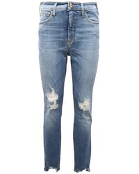 CYCLE - Jeans ,Blauw ,Denim High Waist Skinny Jeans - Lyst