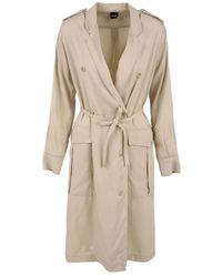 Aspesi - Belted Coats - Lyst
