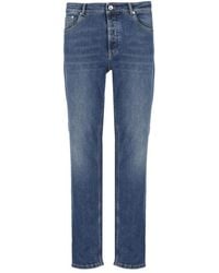 Brunello Cucinelli - Slim Fit Jeans - Lyst