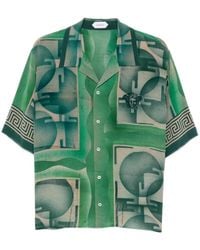 Versace - Short Sleeve Shirts - Lyst