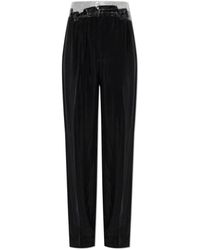 Maison Margiela - Wide Trousers - Lyst