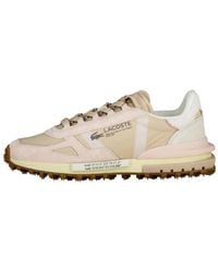 Lacoste - Schoenen ,Roze ,Leer Elite Active - Lyst
