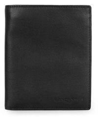 Lancaster - Accessoires ,Zwart ,Leer Leren Europese Portemonnee Kaarthouder - Lyst