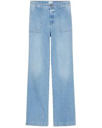 Closed - Jeans ,Blauw ,Denim Aria Flared Jeans - Lyst