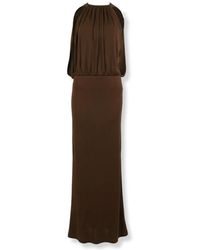 Des Phemmes - Kleedjes ,Bruin ,Maxi Jurken - Lyst