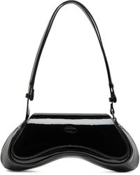 DIESEL - Schwarze Tasche Mit Oval D Logo - Lyst