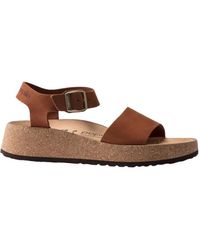 Birkenstock - Braune sandalen für stilvolle füße - Lyst