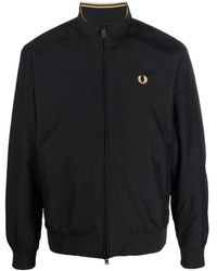 Fred Perry - Giacca brentham nera - Lyst