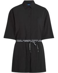 KARL LAGERFELD - Overhemden ,Zwart ,Relaxte Blouse - Lyst