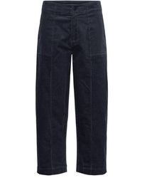 Part Two - Broeken ,Blauw ,Straight Broeken - Lyst