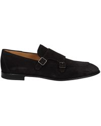 Corvari - Gebürstete Wildleder Monk Strap Loafers - Lyst