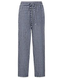 DUNST - Geruite Broek Met Trekkoord - Lyst