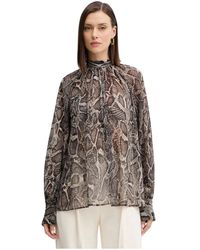 Guess - Audrine Strik Blouse - Lyst