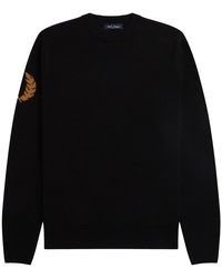 Fred Perry - Round-Neck Knitwear - Lyst