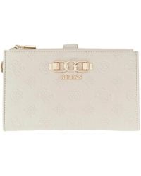 Guess - Anise Slg Double Zip Organizer - Lyst