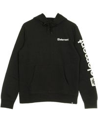 Element - Hoodies & Sweatvesten ,Zwart ,Katoen Zwarte Joint Hood Sweatshirt - Lyst