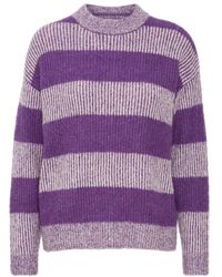 Ichi - Truien & Vesten ,Veelkleurig ,Ronde Hals Gebreide Kleding - Lyst