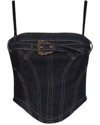 Versace Jeans Couture - Sleeveless Tops - Lyst