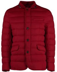 Moorer - Jassen ,Rood ,Kasjmier Kasjmier Donsjack Met Zakken - Lyst