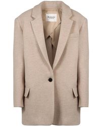 Isabel Marant - Jassen ,Wol Wollen Single-Breasted Blazer - Lyst