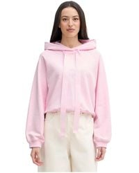 Joop! - Hoodies & Sweatvesten ,Roze ,Katoen Hoodie - Lyst